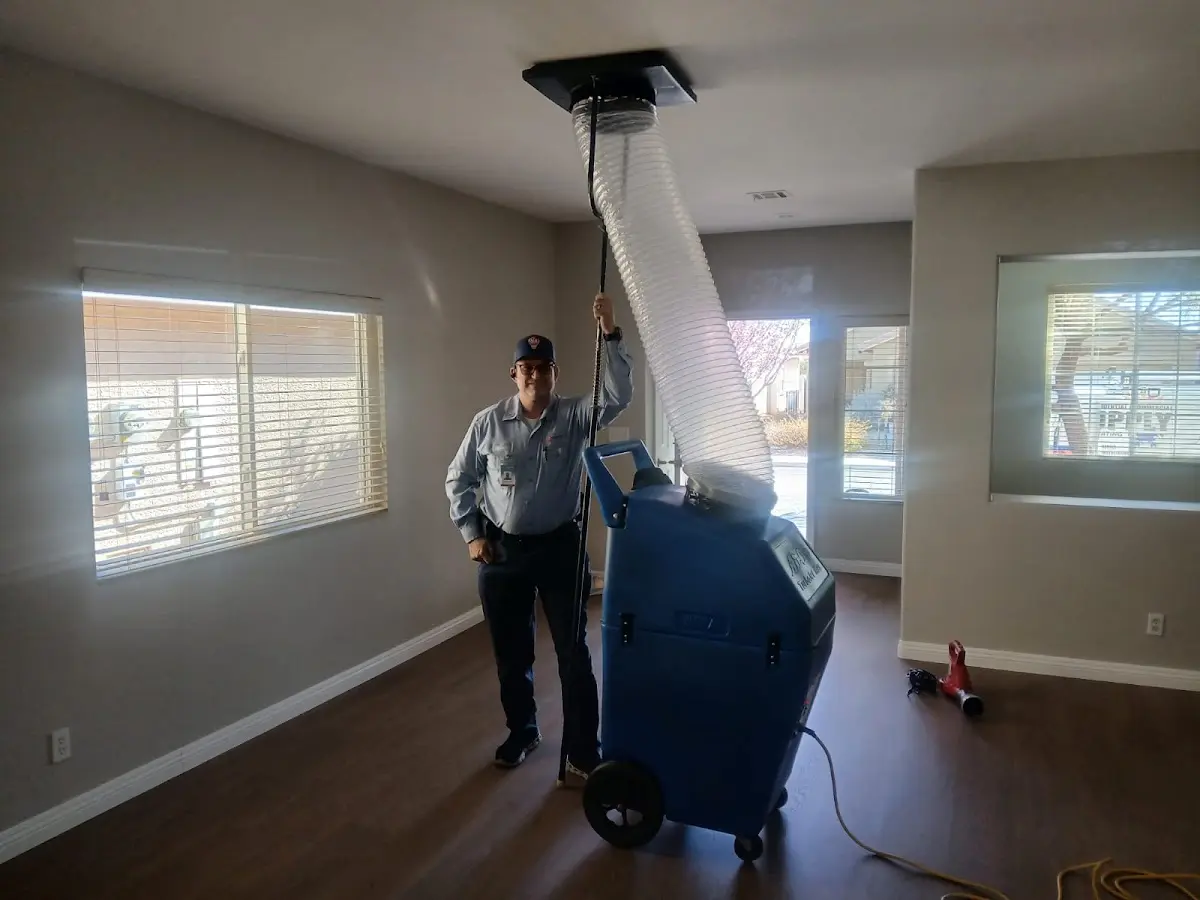 Professional Dryer Vent Cleaning work inside a Commerce home